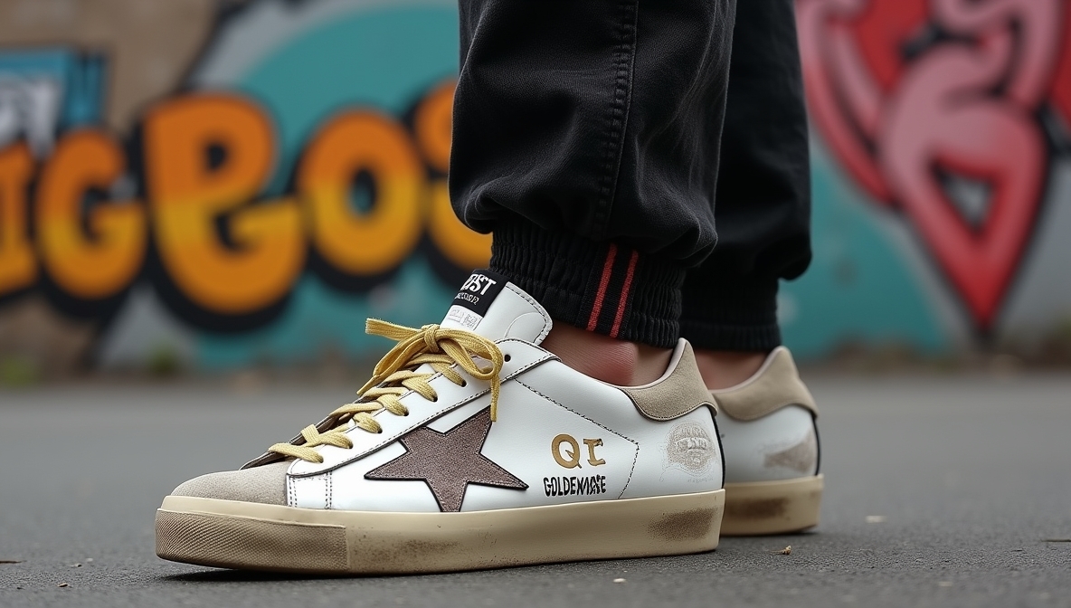 Red Golden Goose Banner
